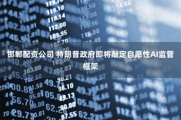 邯郸配资公司 特朗普政府即将敲定自愿性AI监管框架